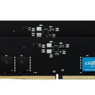 CRUCIAL – DDR5 – KIT – 64 GO: 2 X 32 GO – DIMM 288 BROCHES – 4800 MHZ / PC5-38400 – MÉMOIRE SANS TAMPON