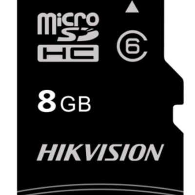 CARTE MEMOIRE HIKVISION M-SD 8G MICRO SDHC – SERIE C1 AVEC ADAPTATEUR 23MB/s 10MB/s Class 10