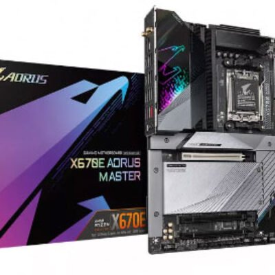 GIGABYTE X670E AORUS MASTER – 1.0 – CARTE-MÈRE – ATX ÉTENDU – SOCKET AM5 – AMD X670