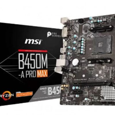 MSI B450M PRO-VDH MAX – CARTE-MÈRE – MICRO ATX – SOCKET AM4 – AMD B450